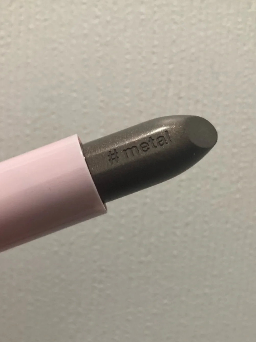 Sephora Lip Stories Metallic Gray Lipstick in Backstage